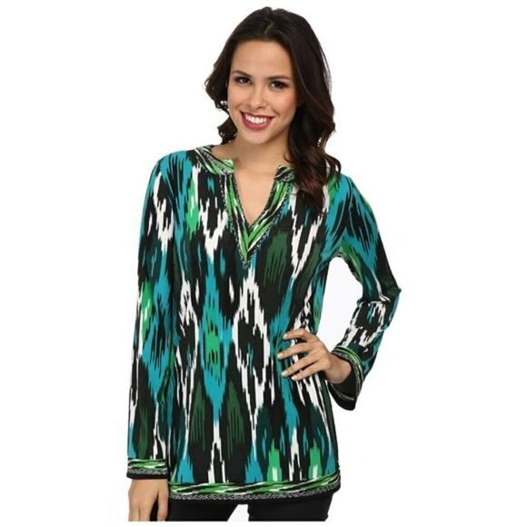 Michael Kors 'Menera' Ikat Print Tunic - Picture 4 of 16